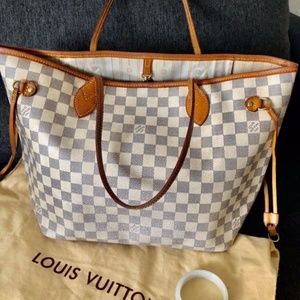 LOUIS VUITTON NEVERFULL MM DAMIER AZUR